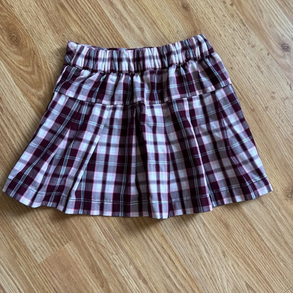 Justice Plaid A-Line Skort - size XS